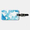 Search for world map luggage tags Geography