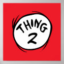 Search for cat hat posters Thing one thing two