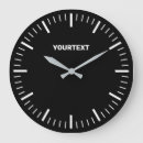 Search for oversized clocks Black
