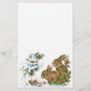 Search for rabbit stationery paper Vintage