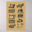 Search for vintage sewing machine posters Antique
