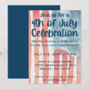Search for american flag 4th of july invitations Watercolor