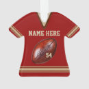 Search for football jersey christmas tree decorations Boy
