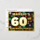 Search for colourful 60th birthday invitations Bold