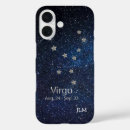 Search for virgo zodiac sign iphone cases Blue