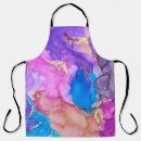 Search for brushed metal aprons Alcohol ink