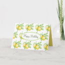 Search for lemon birthday cards Watercolor