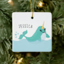 Search for narwhal christmas tree decorations Sea