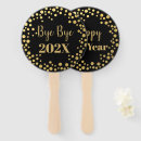 Search for new year hand fans New years eve