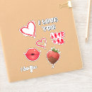 Search for big lips stickers Red