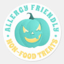 Search for allergy awareness stickers Teal pumpkin