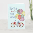 Search for bicycle birthday cards Wheels