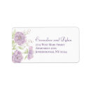 Search for lilac flower return address labels Pretty