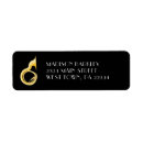 Search for brass return address labels Band