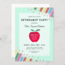 Search for elementary school teachers party invitations Teacher retirement party