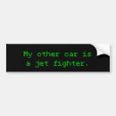 Search for jet bumper stickers Car