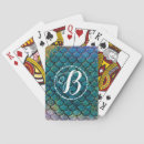 Search for mermaid playing cards Glitter