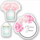 Search for pink and green stripes stickers Girly