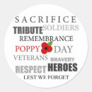 Search for poppy stickers Remembrance