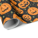 Search for jack o lantern wrapping paper Haunted