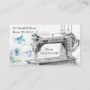 Search for sewing machine business cards Vintage