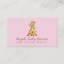Search for baby sitter business cards Nanny