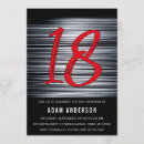 Search for red 18th birthday invitations Trendy