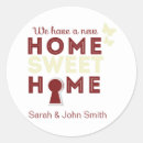 Search for new address stickers Home sweet home