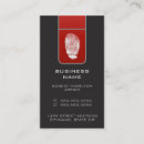 Search for fingerprint business cards Detective