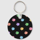 Search for multi colored rounded key rings Cute