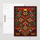 Search for traditional pattern postcards Cross stitch