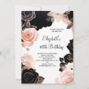 Search for rose gold surprise birthday invitations Simple