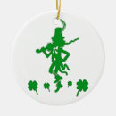 Search for 4 leaf clover christmas tree decorations Green