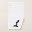 Search for winter bath towels Illustration