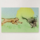 Search for lion puzzles Green