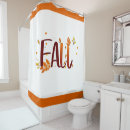Search for fall shower curtains Leaves