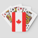 Search for canada flag playing cards Maple leaf