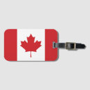 Search for canada flag luggage tags Country