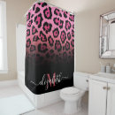 Search for pink leopard shower curtains Gold
