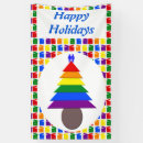 Search for christmas tree banners Rainbow
