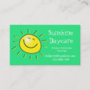 Search for sunshine business cards Daycare