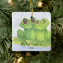 Search for frogs christmas tree decorations Froggy