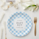 Search for blue gingham plates Plaid
