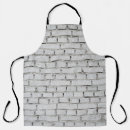 Search for white bricks aprons Black