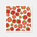 Search for dessert napkins Strawberries