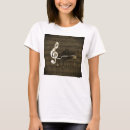 Search for sheet music tshirts Treble clef