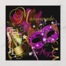 Search for pink gold masquerade party invitations Mardi gras