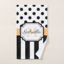 Search for black and white polka dot bathroom accessories Girly