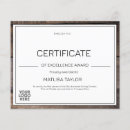 Search for certificates of excellence Achievement