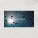 Search for moonlight business cards Blue